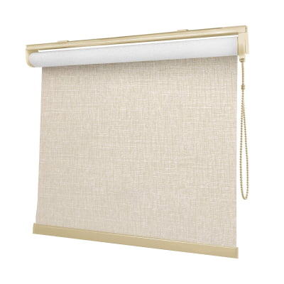 Cortina Rolô Bege Tecido Blackout Coleção Stucco Cor Sand