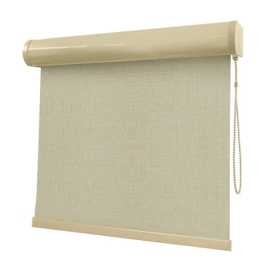 Cortina Rolô Bege Tecido Blackout Coleção TJ5661 Cor Beige