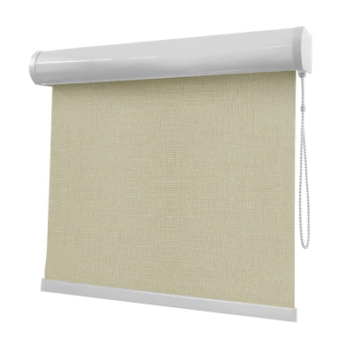 Cortina Rolô Bege Tecido Blackout Coleção TJ5661 Cor Beige