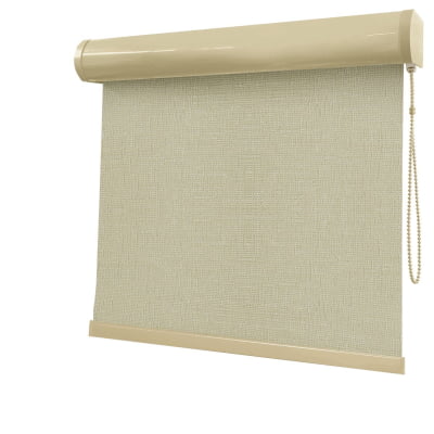 Cortina Rolô Bege Tecido Blackout Coleção TJ5661 Cor Beige