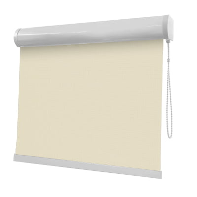 Cortina Rolô Bege Tecido Tela Solar Coleção Screen 1% Cor Beige