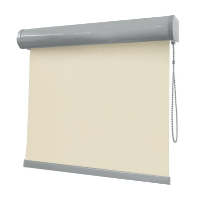 Cortina Rolô Bege Tecido Tela Solar Coleção Screen 1% Cor Beige