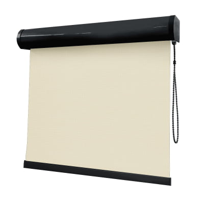 Cortina Rolô Bege Tecido Tela Solar Coleção Screen 1% Cor Beige
