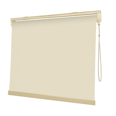 Cortina Rolô Bege Tecido Tela Solar Coleção Screen 1% Cor Beige