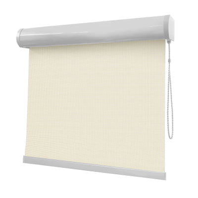 Cortina Rolô Bege Tecido Tela Solar Coleção Screen 3% Cor Beige