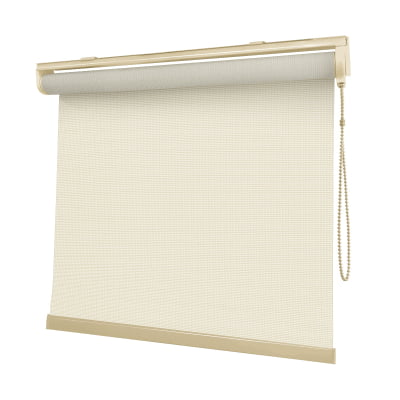 Cortina Rolô Bege Tecido Tela Solar Coleção Screen 3% Cor Beige