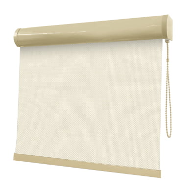 Cortina Rolô Bege Tecido Tela Solar Coleção Screen 5% Cor Beige