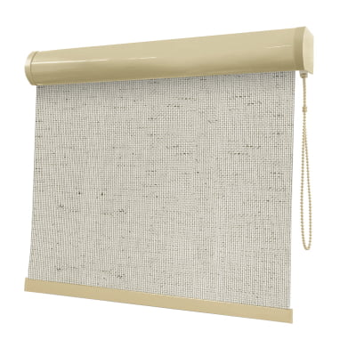 Cortina Rolô Natural Tecido Tela Solar Coleção Screen Linho 2035 Cor 2