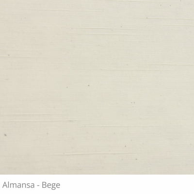 Cortina Rolô Bege Tecido Translúcido Coleção Almansa Cor Bege