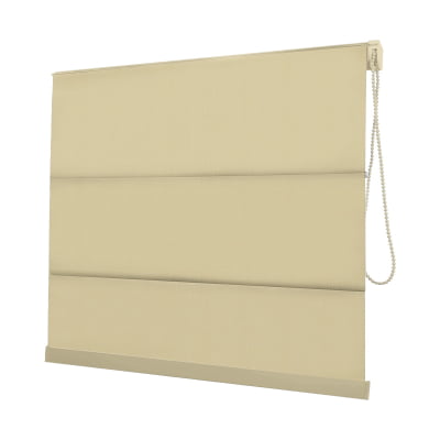 Cortina Romana Bege Tecido Blackout Coleção Pinpoint Cor Beige
