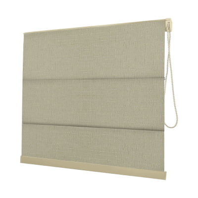 Cortina Romana Bege Tecido Blackout Coleção TJ5661 Cor Beige