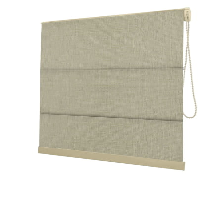 Cortina Romana Bege Tecido Blackout Coleção TJ5661 Cor Beige