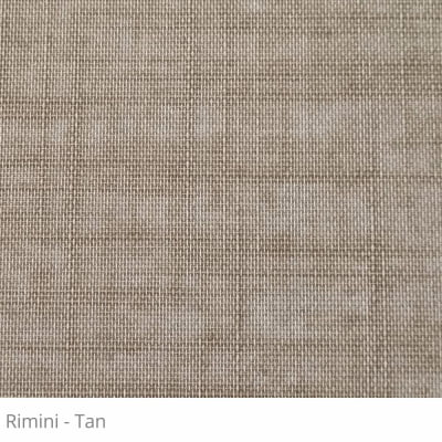 Cortina Romana Bege Tecido Translúcido Coleção Rimini Cor Tan
