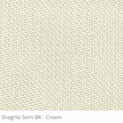 Cortina Shagrilá Bege Tecido Semi Blackout Cor Cream