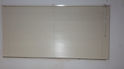 Persiana Horizontal Alumínio Bege Coleção 25mm Cor 100