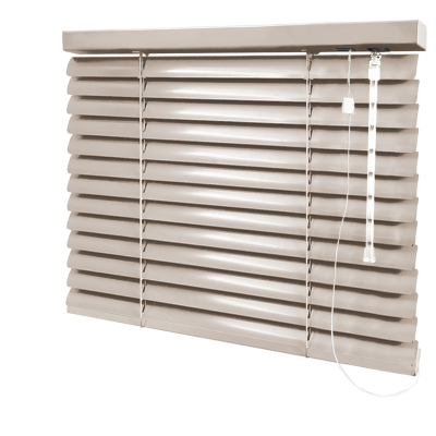Persiana Horizontal Alumínio Bege Coleção 50mm Cor 031