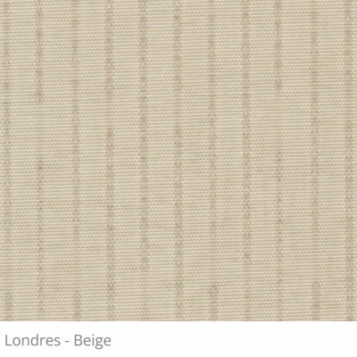 Persiana Vertical Bege Tecido Translúcido Coleção Londres Cor Beige 