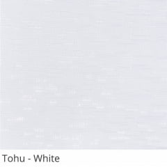 Cortina Rolô Branca Tecido Blackout Coleção Tohu Cor White
