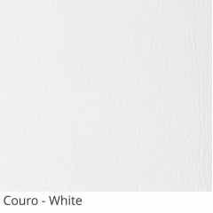Persiana Vertical Branca PVC Coleção Couro Cor White