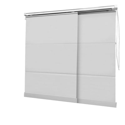 Cortina Painel Branca Tecido Blackout Coleção Denver Cor White