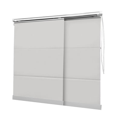 Cortina Painel Branca Tecido Blackout Coleção Pinpoint Cor White
