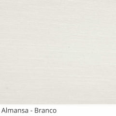 Cortina Painel Branca Tecido Translúcido Coleção Almansa Cor Branco