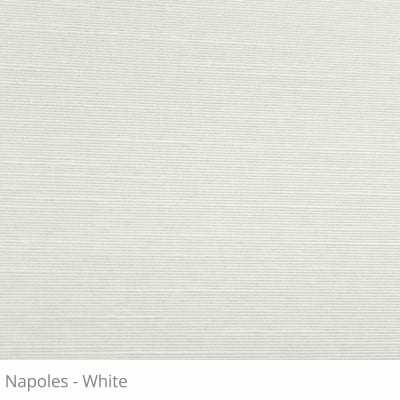 Cortina Painel Branca Tecido Translúcido Coleção Nápoles Cor White