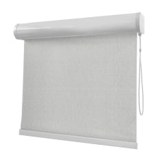 Cortina Rolô Branca Tecido Blackout Coleção Hannover Cor White