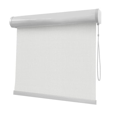 Cortina Rolô Branca Tecido Blackout Coleção Hannover Cor White