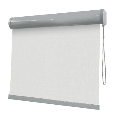Cortina Rolô Branca Tecido Blackout Coleção Hannover Cor White
