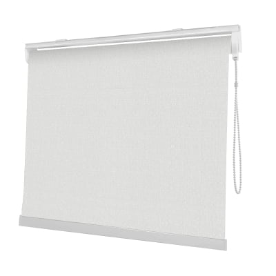 Cortina Rolô Branca Tecido Blackout Coleção Hannover Cor White