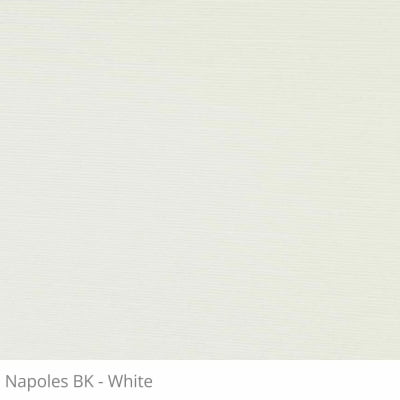 Cortina Rolô Branca Tecido Blackout Coleção Nápoles Cor White