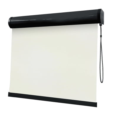 Cortina Rolô Branca Tecido Blackout Coleção Nápoles Cor White