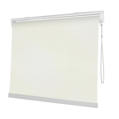 Cortina Rolô Branca Tecido Blackout Coleção Nápoles Cor White