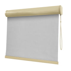Cortina Rolô Branca Tecido Blackout Coleção Picasso Cor White