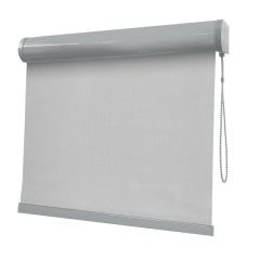 Cortina Rolô Branca Tecido Blackout Coleção Picasso Cor White
