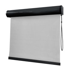 Cortina Rolô Branca Tecido Blackout Coleção Picasso Cor White