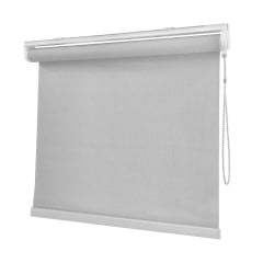 Cortina Rolô Branca Tecido Blackout Coleção Picasso Cor White
