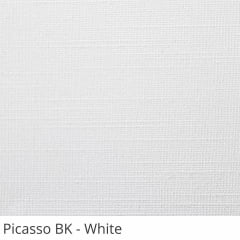 Cortina Rolô Branca Tecido Blackout Coleção Picasso Cor White