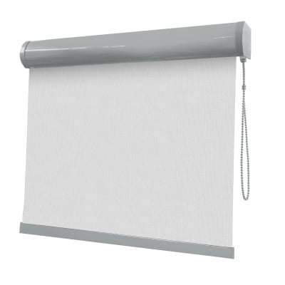 Cortina Rolô Branca Tecido Blackout Coleção Picasso Cor White