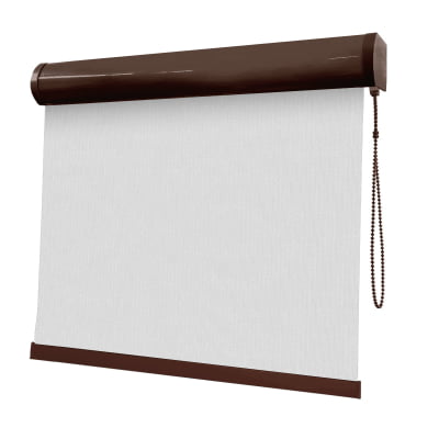Cortina Rolô Branca Tecido Blackout Coleção Picasso Cor White