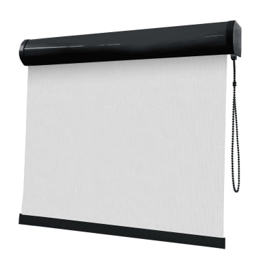 Cortina Rolô Branca Tecido Blackout Coleção Picasso Cor White