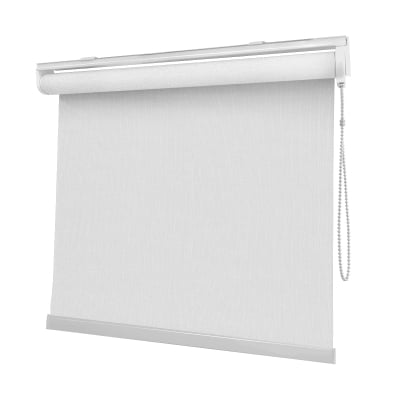 Cortina Rolô Branca Tecido Blackout Coleção Picasso Cor White