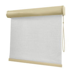 Cortina Rolô Branca Tecido Blackout Coleção TJ5661 Cor White