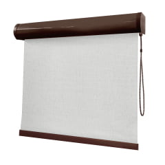 Cortina Rolô Branca Tecido Blackout Coleção TJ5661 Cor White