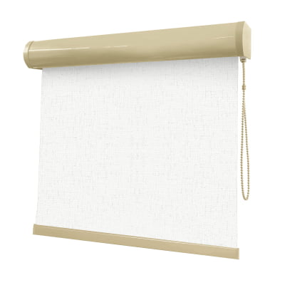 Cortina Rolô Branca Tecido Blackout Coleção TJ5661 Cor White