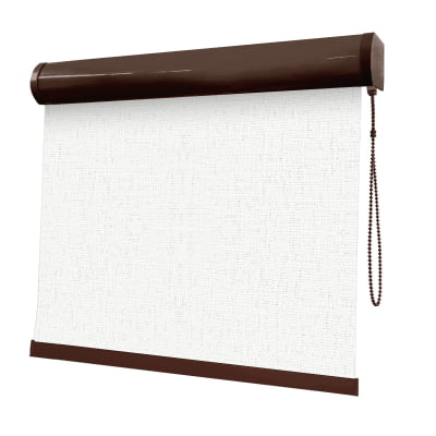 Cortina Rolô Branca Tecido Blackout Coleção TJ5661 Cor White