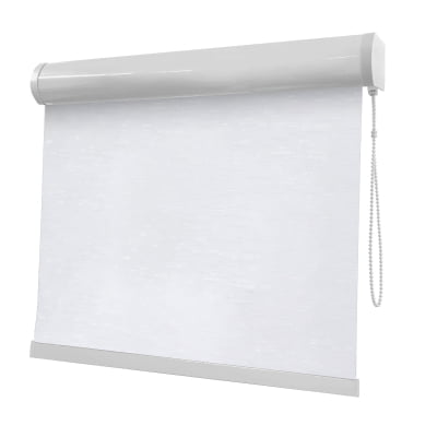 Cortina Rolô Branca Tecido Blackout Coleção Tohu Cor White