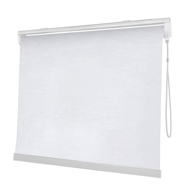 Cortina Rolô Branca Tecido Blackout Coleção Tohu Cor White