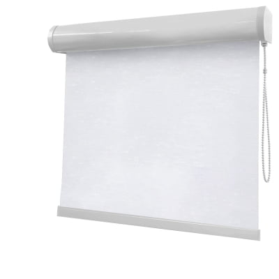 Cortina Rolô Branca Tecido Blackout Coleção Tohu Cor White